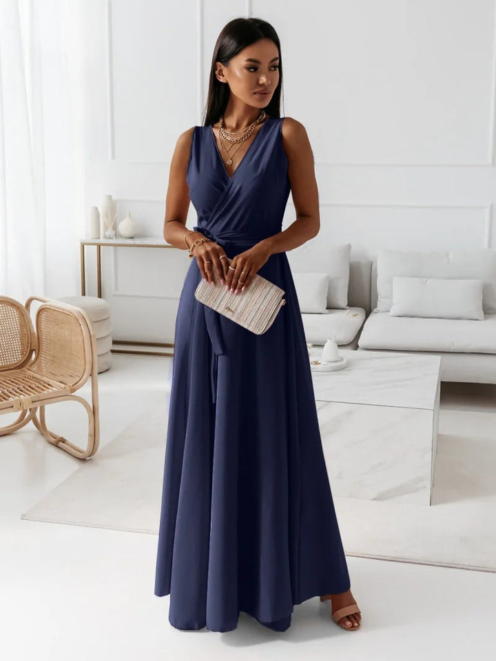 Hailey | Women Elegant Wedding Guest Wrap Maxi Dress