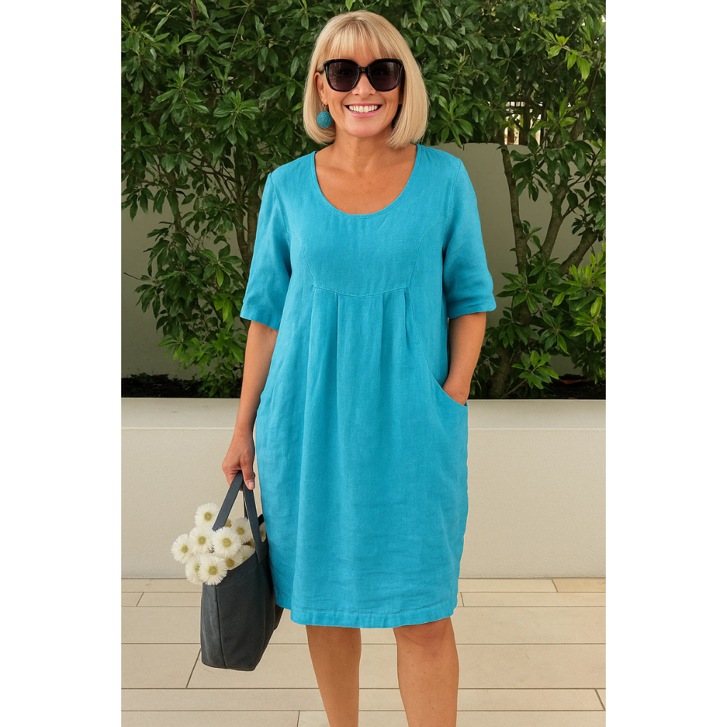 Women's Summer Dress | Short Sleeves Loose Shape