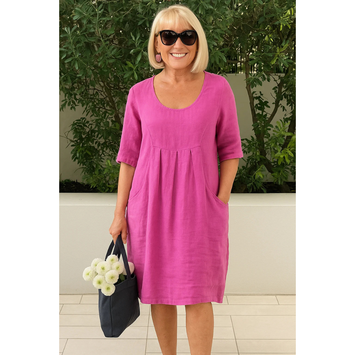 Women's Summer Dress | Short Sleeves Loose Shape