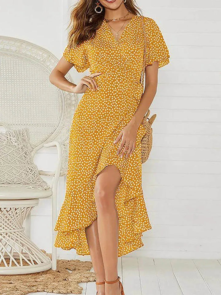 Women’s Summer Dress | Ruffle Hem Finish