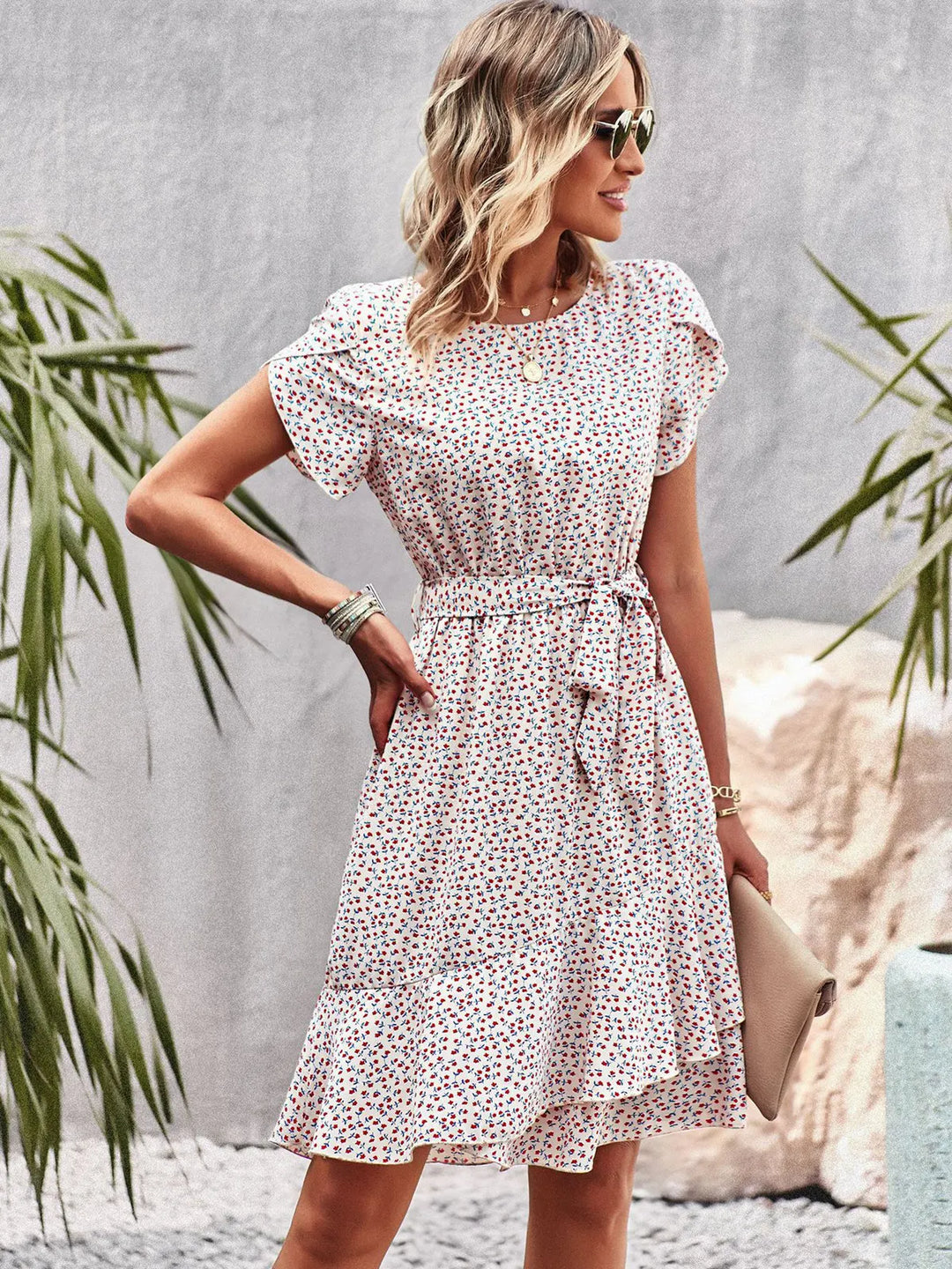Women’s Summer Dress | Layered Skirt Finish