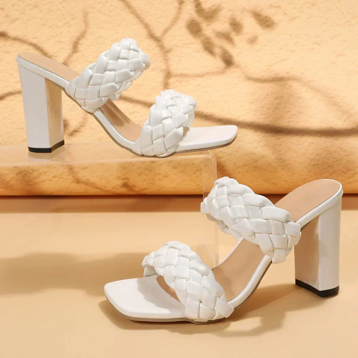 Goldie | Women's Woven Flat Sandals