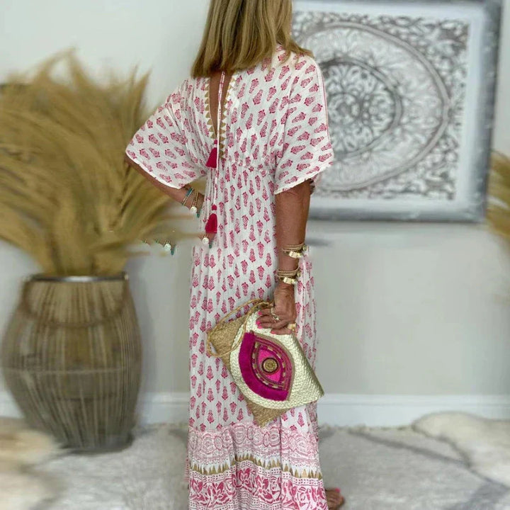 Women's Dress | Boho Loose Silhouette Maxi