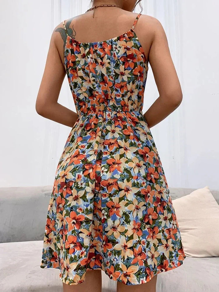 Women's Summer Dress | Thin Shoulder Straps