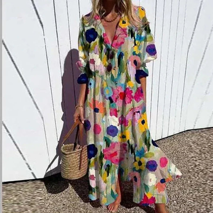 Women's Dress | Long Sleeve Floral Style