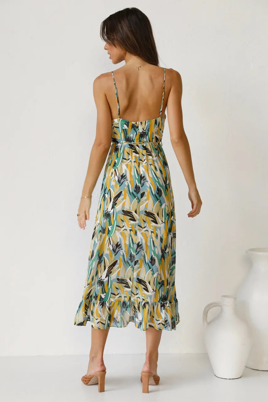 Women's Dress | Spaghetti Straps Midi