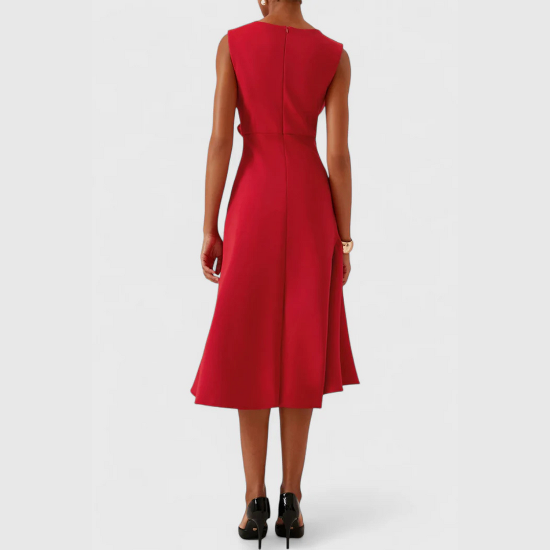 Women's Dress | Sleeveless Ruffle Hem