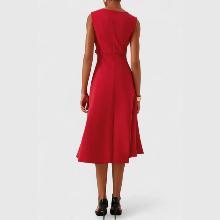Women's Dress | Sleeveless Ruffle Hem