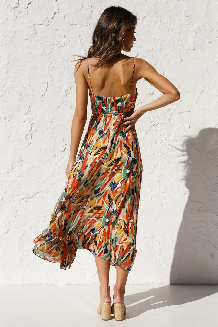 Women's Dress | Spaghetti Straps Midi