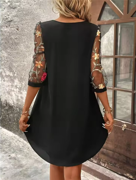 Women's Dress | Front Keyhole Opening Midi
