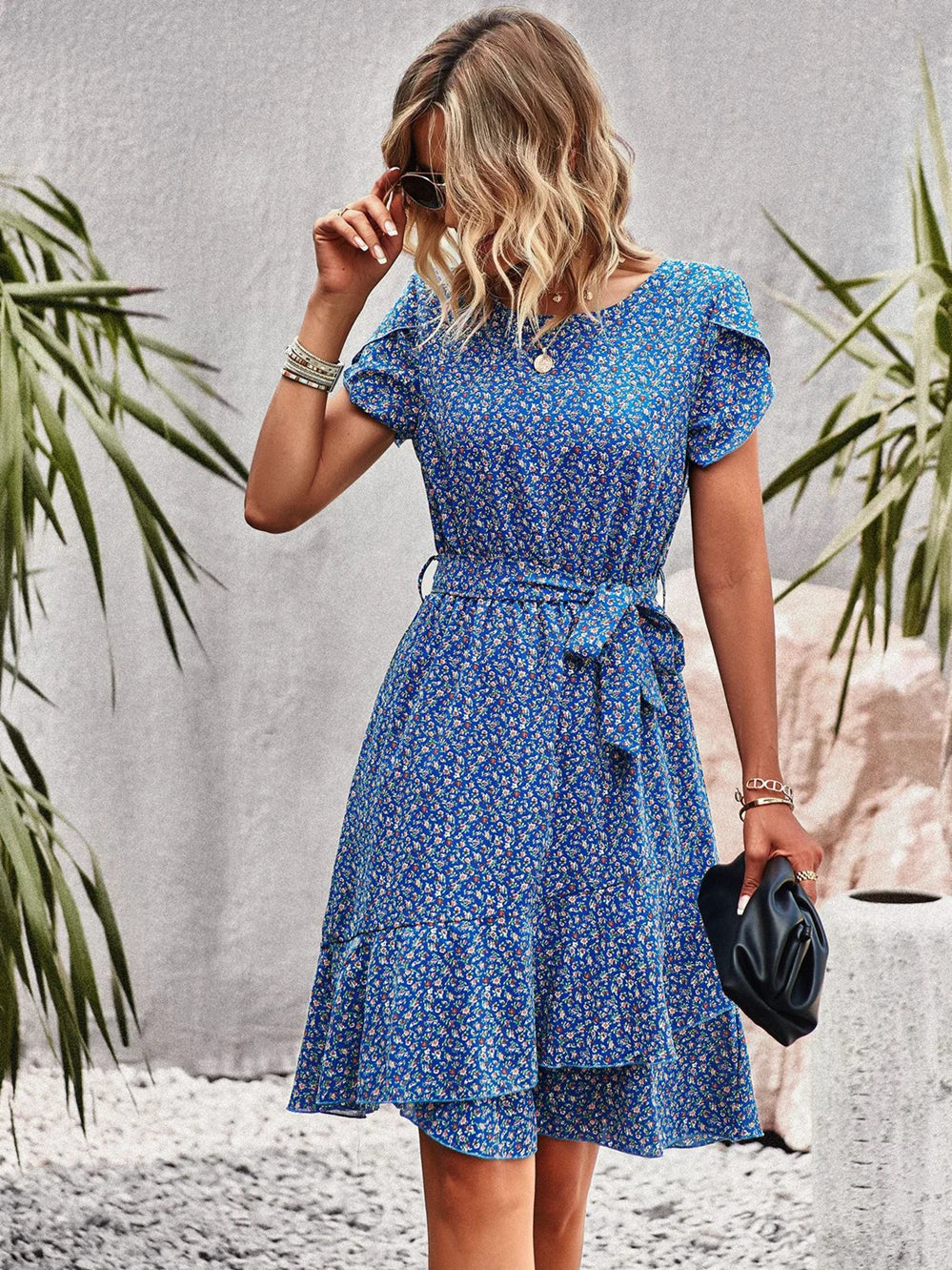 Women’s Summer Dress | Layered Skirt Finish