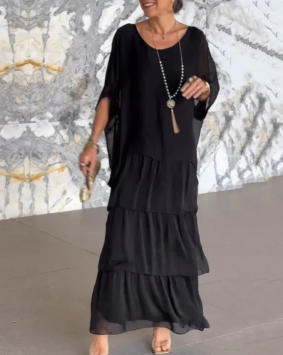 Women's Dress | Skirt Tiered Maxi-length