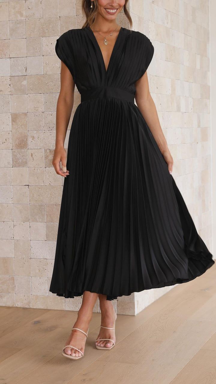 Women's Dress | Pleated Texture Maxi