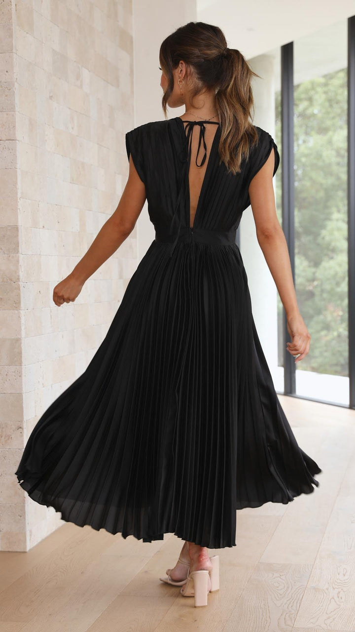 Women's Dress | Pleated Texture Maxi