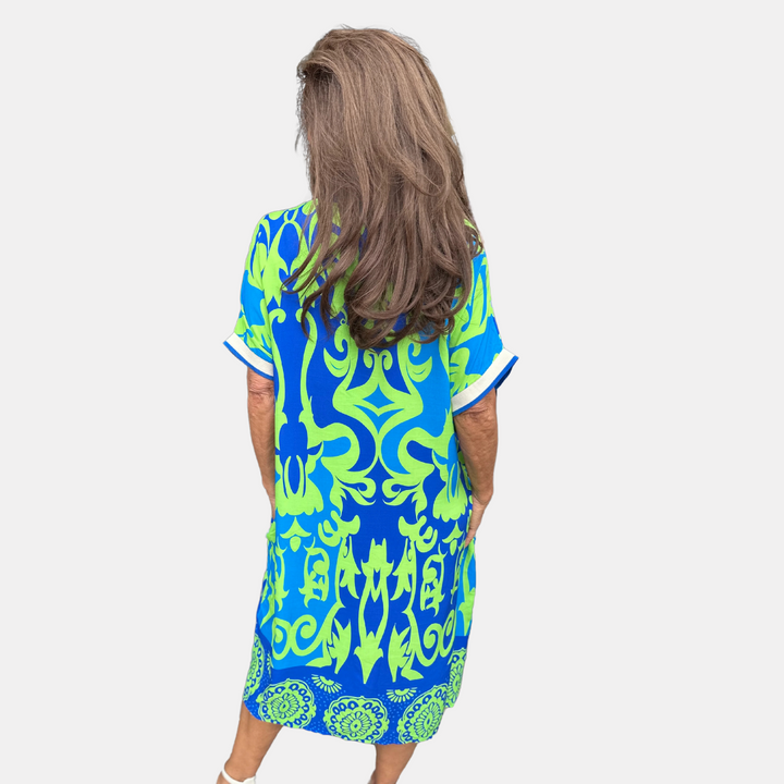 Elena Elegant Floral Dress
