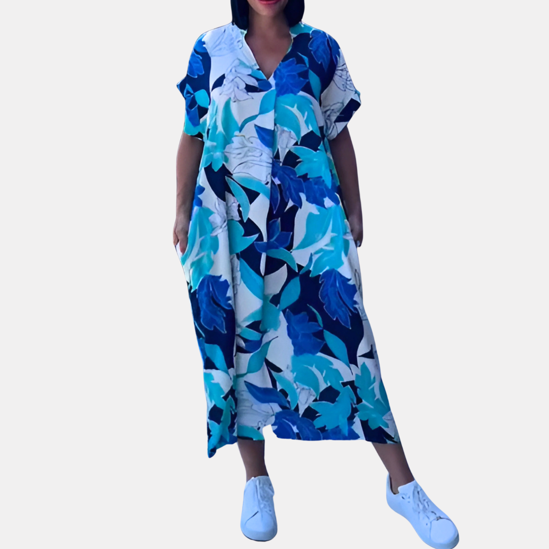 Elena Elegant Floral Dress