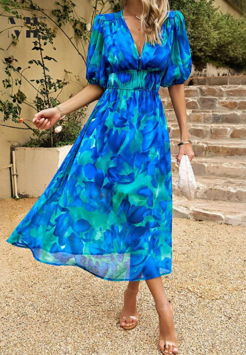 Women's Dress | Printed Floral Midi
