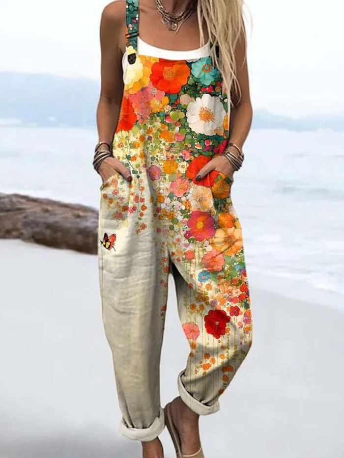 Women’s Jumpsuit | Wide Shoulder Straps