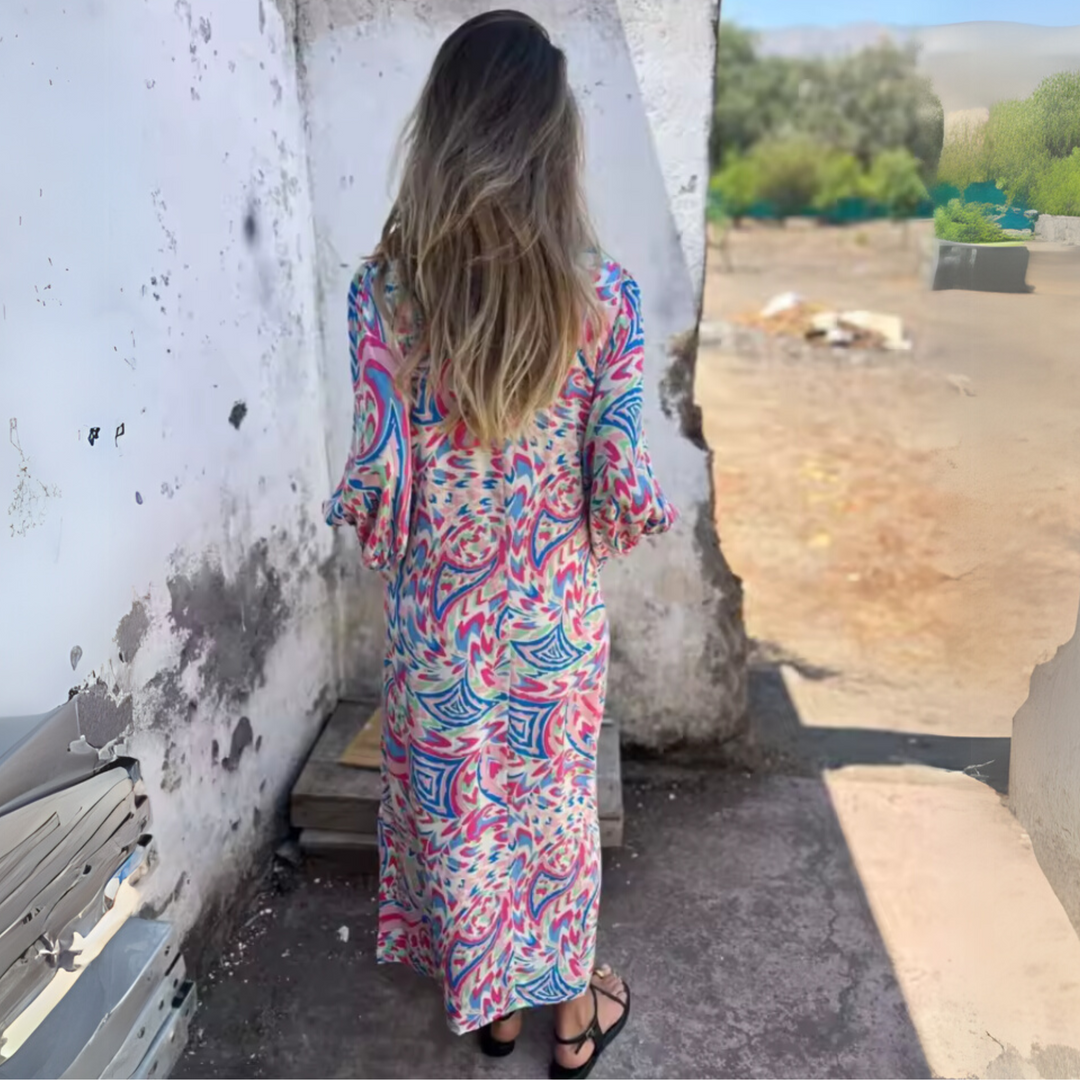 Women's Spring Dress | Loose Silhouette With Pockets