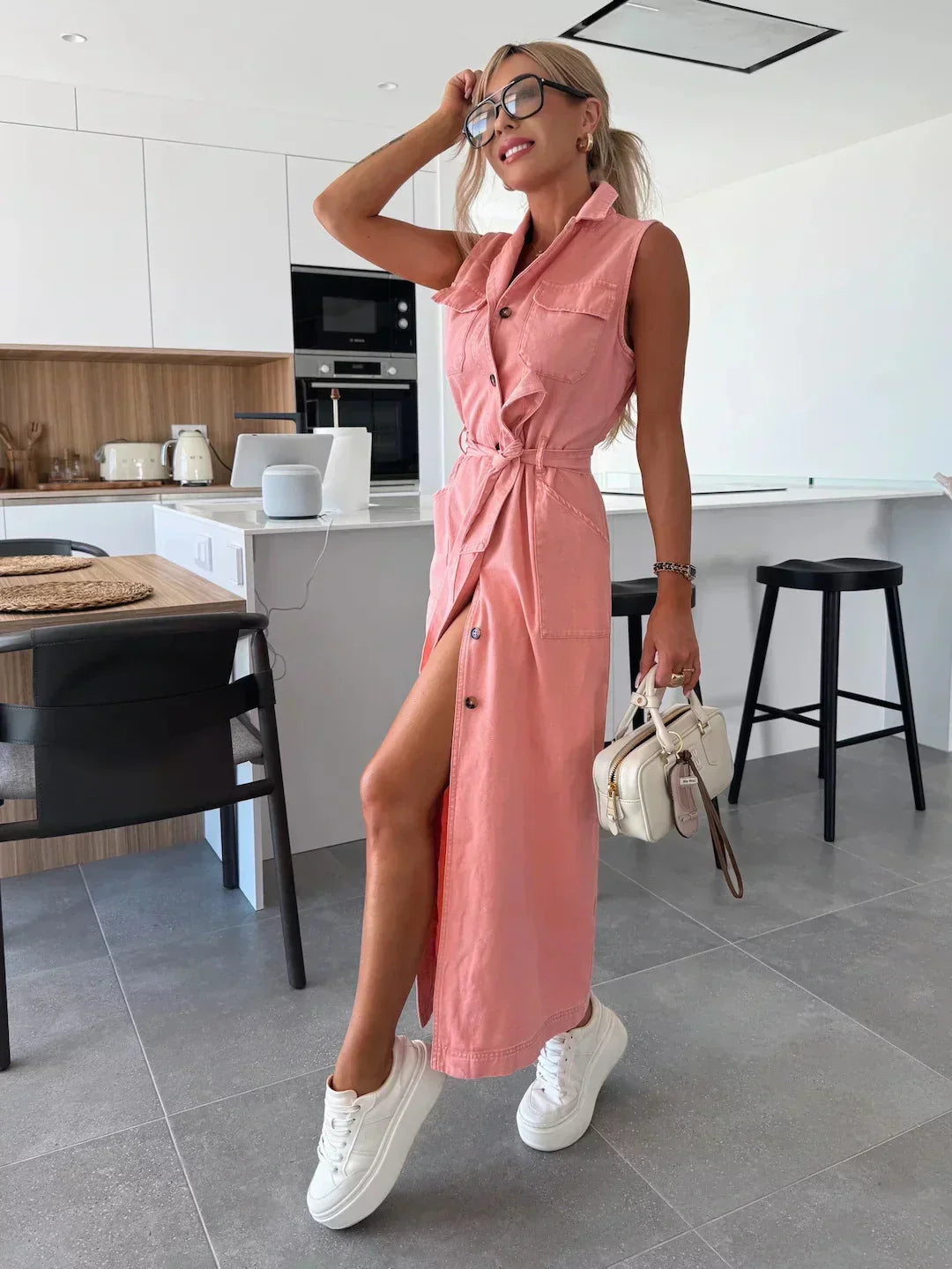 Claire - Denim Shirt Dress