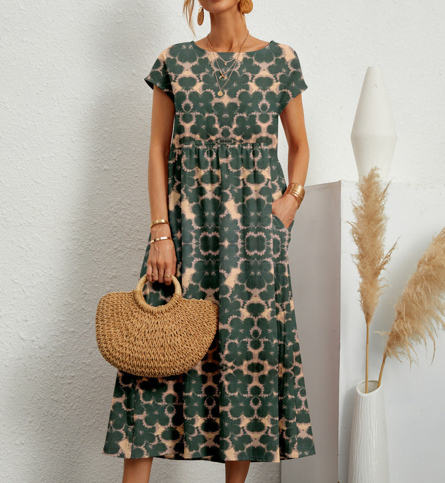Women’s Dress | Midi All-Over Print