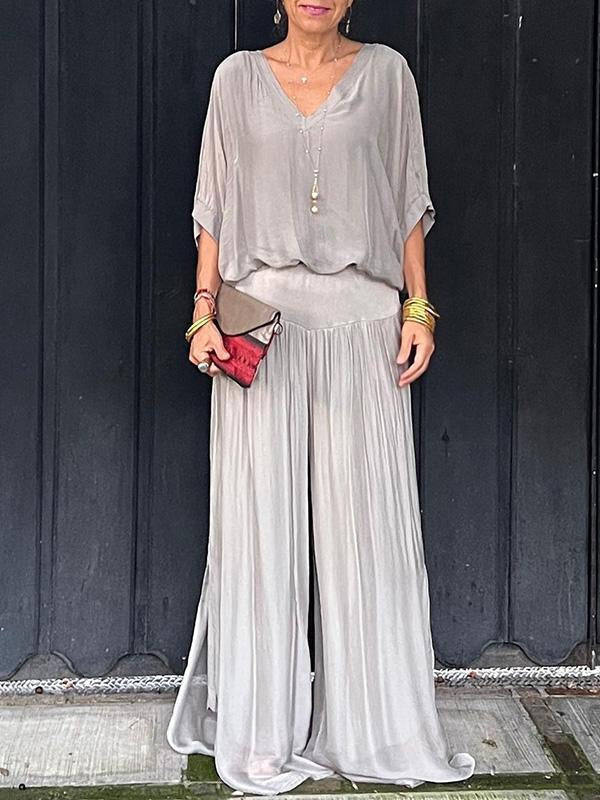 Edith V-Neck Maxi Dress