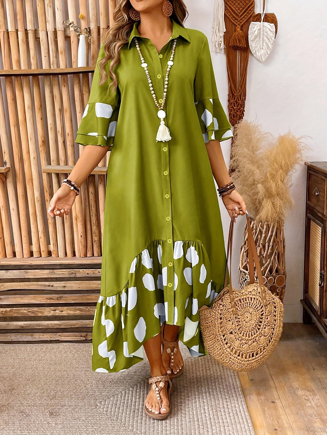 Amber Polka Dot Dress