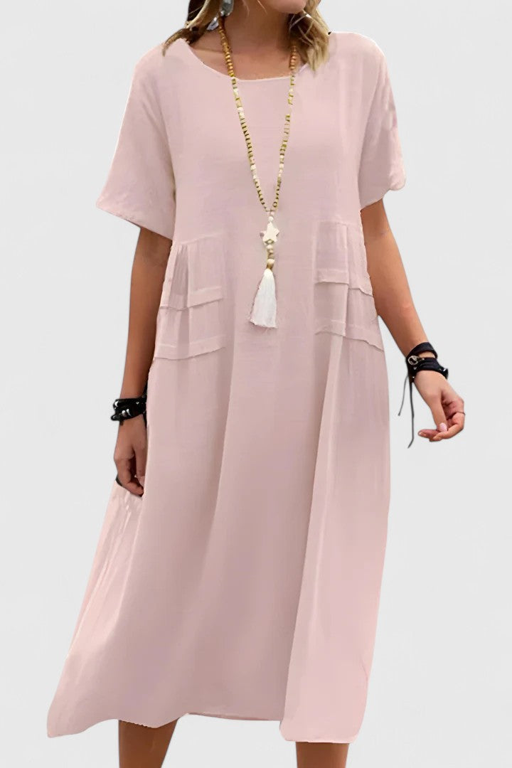Women's Dress |  Wide Hemline Midi Length