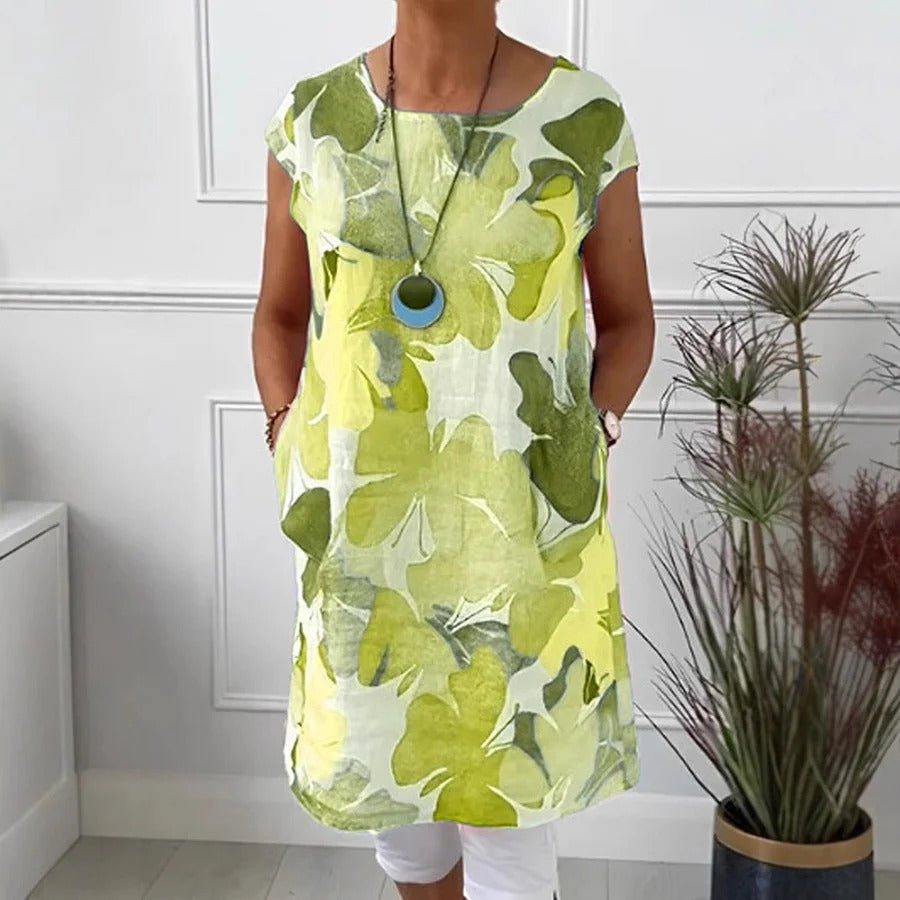 Women’s Summer Dress | Short Cap Sleeves