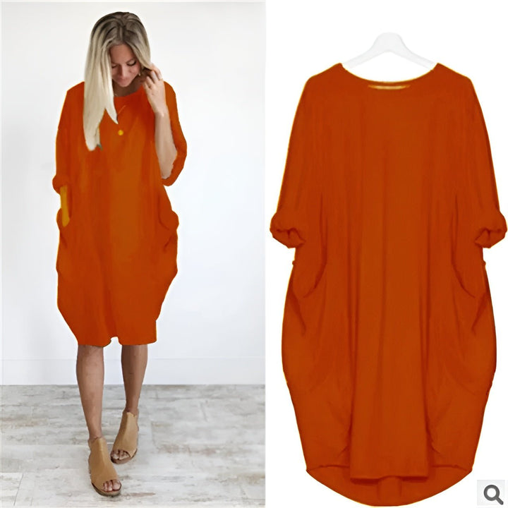 Women's Dress |  Loose Fit Oversized Pockets