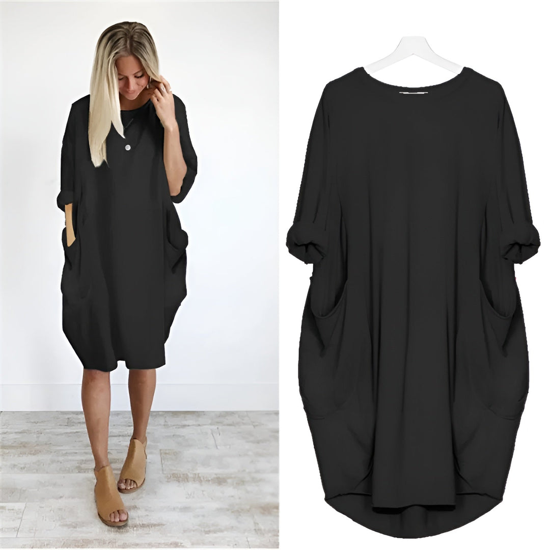 Women's Dress |  Loose Fit Oversized Pockets