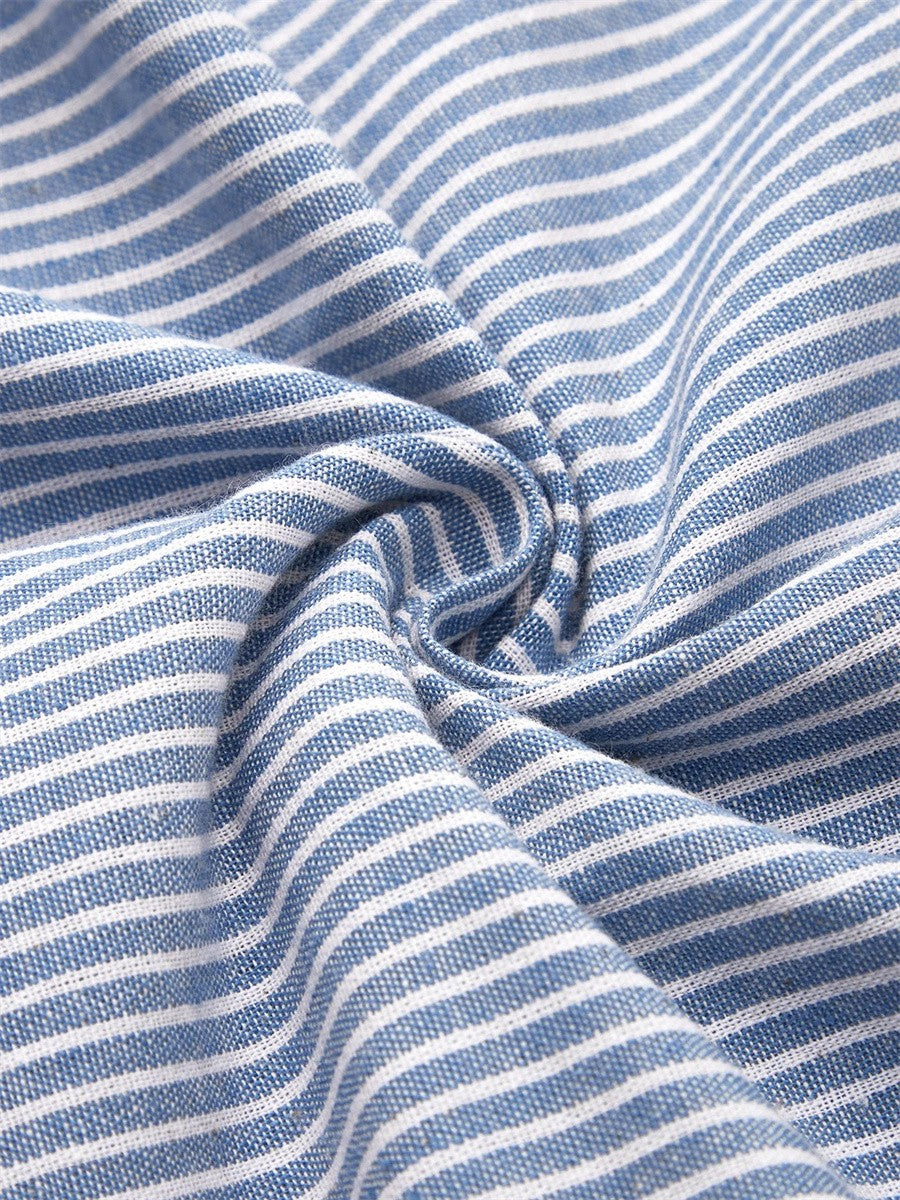 Women’s Dress | Striped Button Front Midi