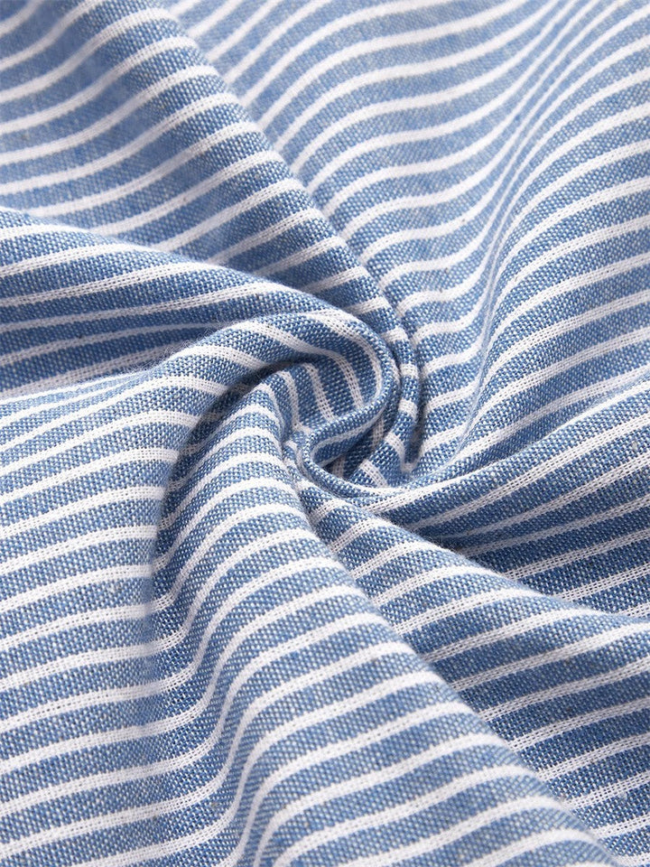 Women’s Dress | Striped Button Front Midi