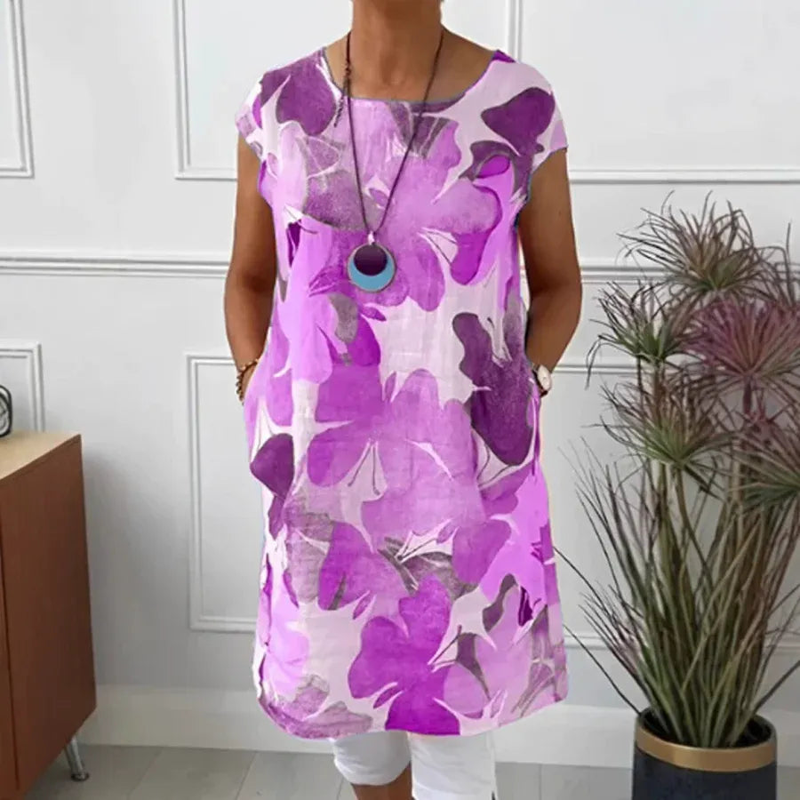 Women’s Summer Dress | Short Cap Sleeves