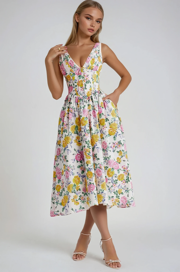 Women’s Summer Dress | Midi Length Skirt