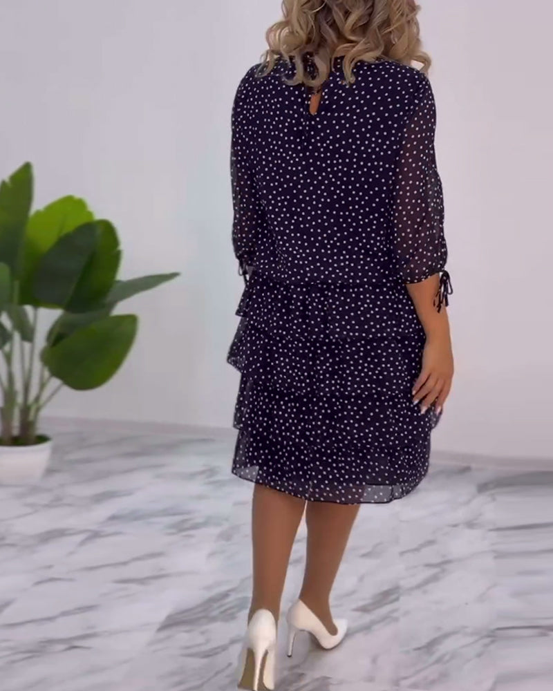 Susan Polka Dot Lace Dress