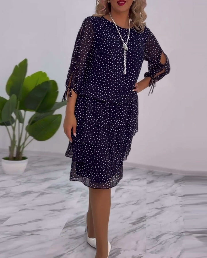Susan Polka Dot Lace Dress