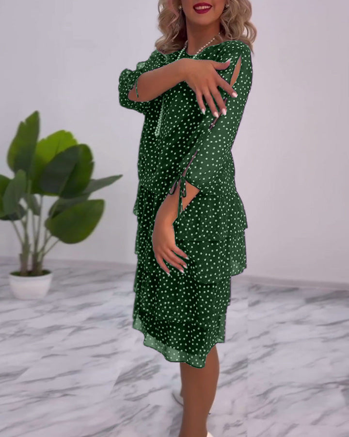 Susan Polka Dot Lace Dress