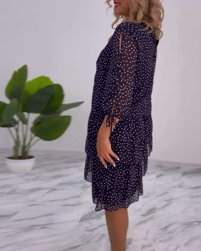 Susan Polka Dot Lace Dress