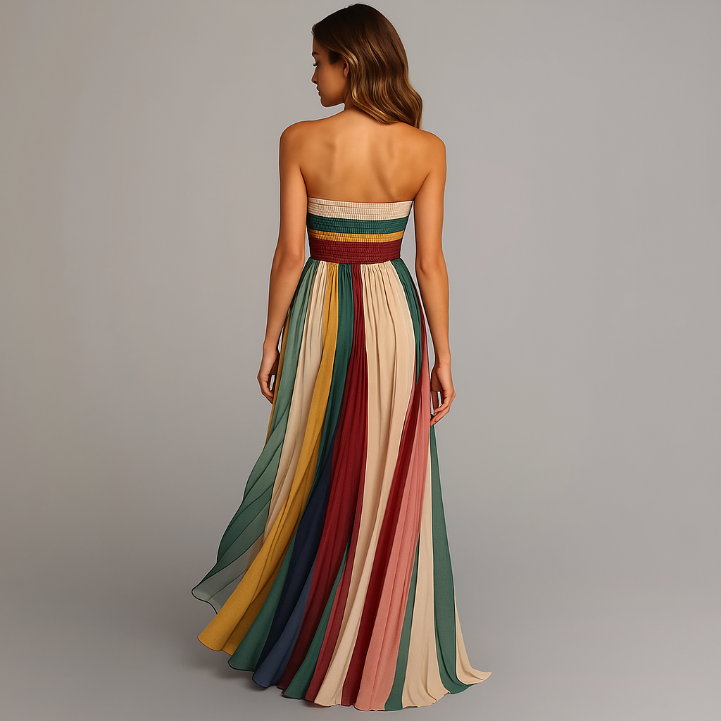 Women's Dress | Paneled Skirt Maxi