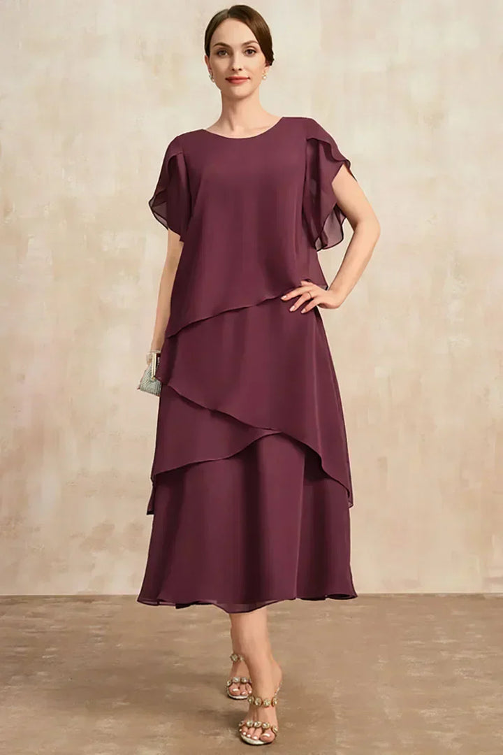 Women's Dress | Layers Tiered Skirt Midi