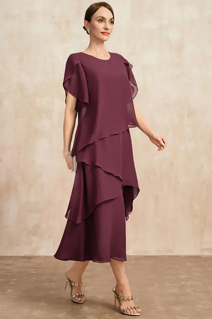 Women's Dress | Layers Tiered Skirt Midi