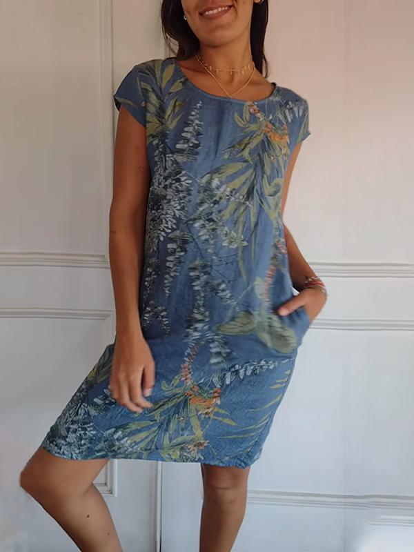 Women's Dress | All-Over Botanical Print