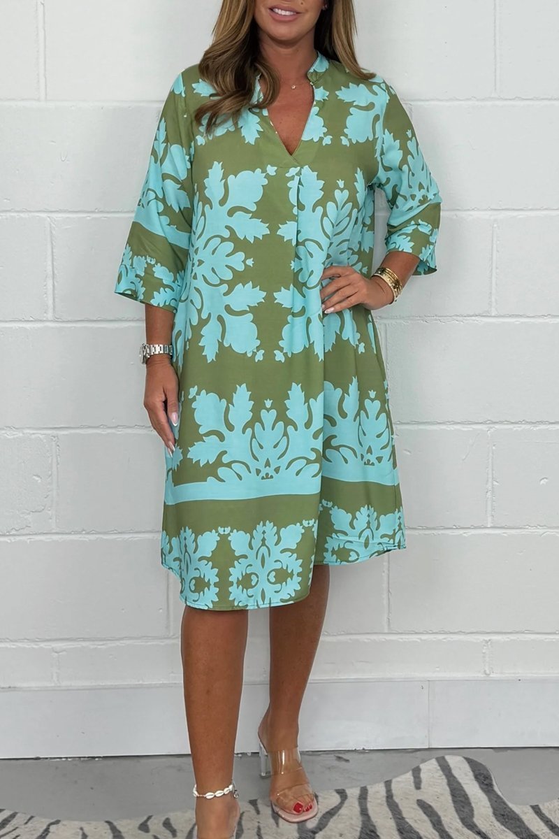 Women’s Summer Dress | Decorative Border Hem