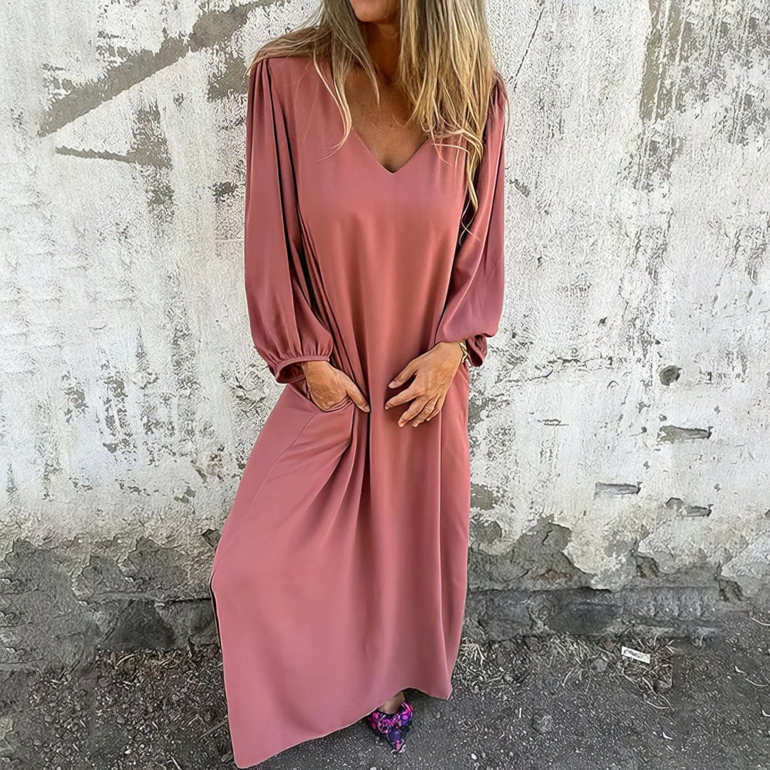Lillian Boho Dress with Pockets