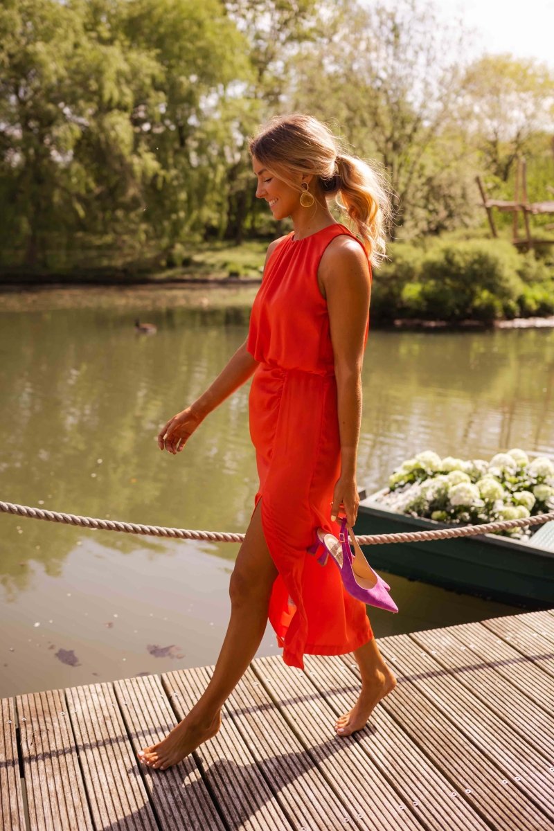 Women’s Summer Dress | Front Slit Detail