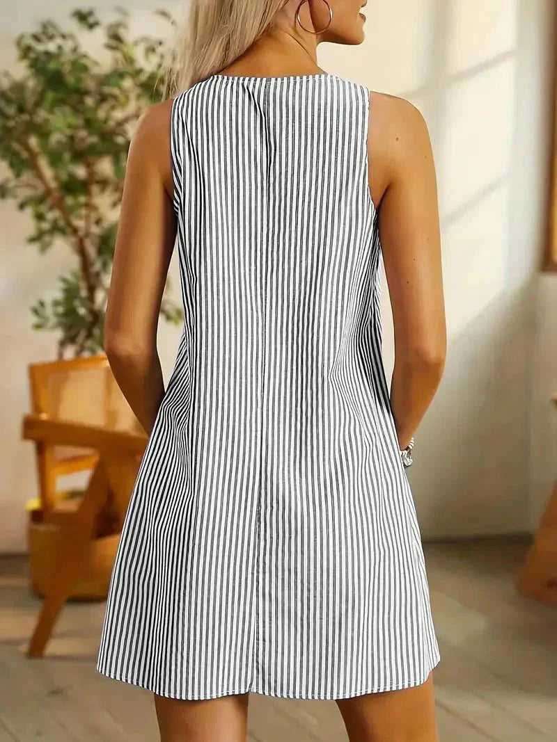 Avery - Striped Mini Dress