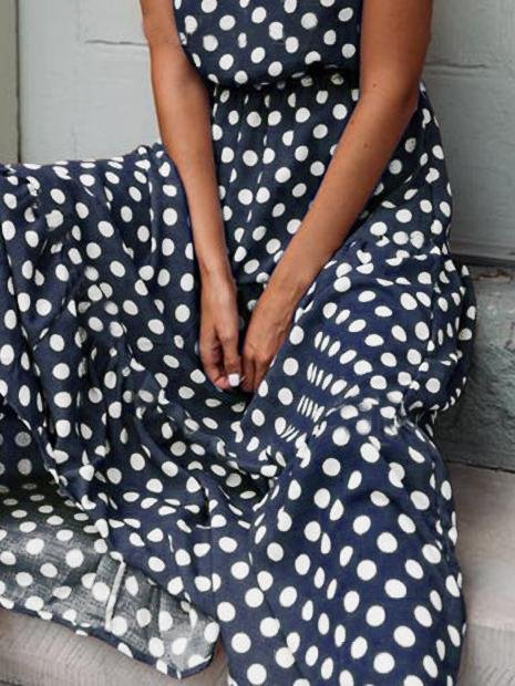 Ruby Polka Dot Dress