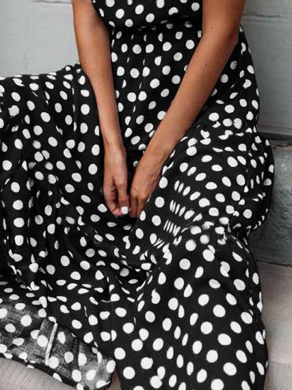 Ruby Polka Dot Dress