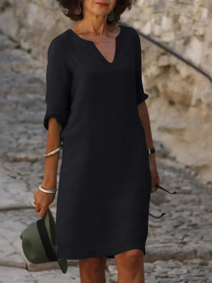 Women's Dress |  3/4 Sleeve Loose Fit Mini